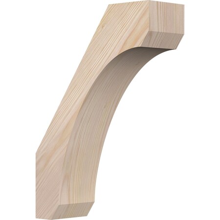 Ekena Millwork 3 1/2"W x 10"D x 14"H Legacy Smooth Knee Brace, Douglas Fir BRC04X10X14LEC00SDF